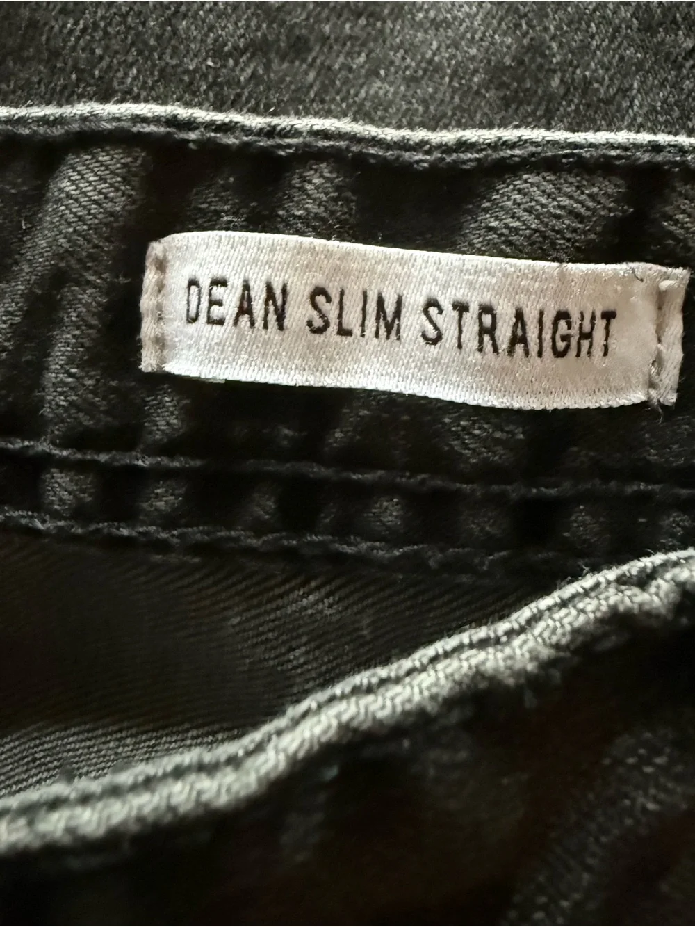 William Rast Dean Slim Straight Black Wash Jeans‎ Men’s 31x32 Stretch Denim